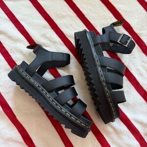 Dr. Martens Blaire Sandals in Black